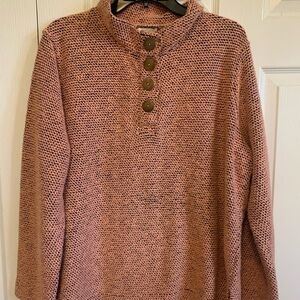Bedford fair‎ pink black knit pullover